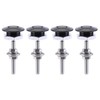 Slakerbe 4PCS Quick Latch Hood Pins,1.18in/30mm Diameter Hood Pins Lock
