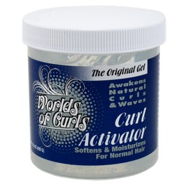 Worlds Of Curls Curl Activator Original Gel Normal 16.2 Ounce (Pack of 3)