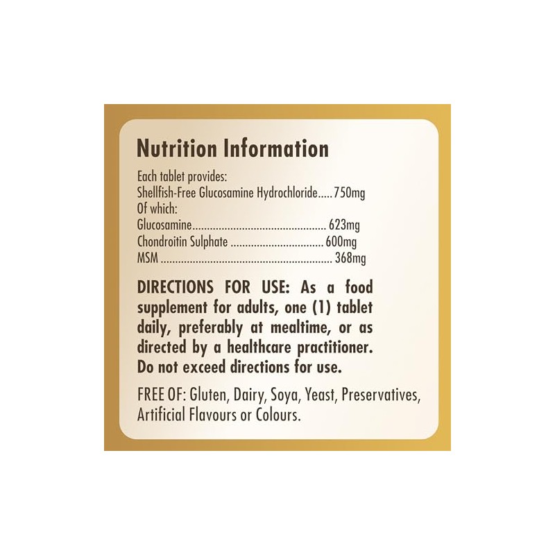 Solgar Glucosamine Chondroitin - 60 Tablets