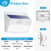 Solar Lights Outdoor Motion Sensor [138 LED/6 Packs] Solar Security