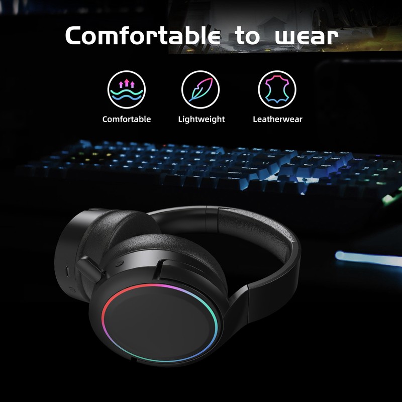 Wireless Headset 2.4G Bluetooth 5.1 Wireless Dual Mode Stereo Noise