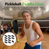 Pcmursal 10 Pack Pickleball Paddle Weight Clips, Pickleball Weights Suitable