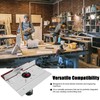 Set of 2 Router Table Insert Plate Aluminum Alloy Wood