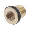 1-1/4" Male 1" Female Theaded Soild Brass Bulkhead Fitting,Water Tank