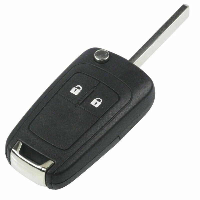 Multibao 2 Button Uncut Remote Control Flip Folding Key Fob
