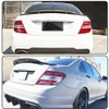 MCARCAR KIT Carbon Fiber Rear Spoiler Compatible with 2008-2014 Benz