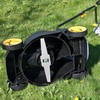4 Piezas Cuchillas de Acero, para Cortacésped de Jardín