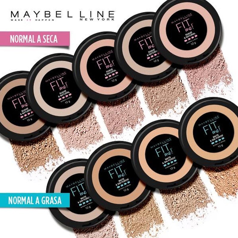 Maybelline Super Natural Polvo Compacto Matte, 130 Buff Beige, 12