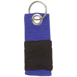 Your Jiu Jitsu Gear Belt Key Chain, Blue, 4 inches