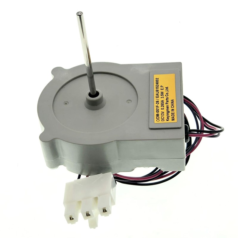 EAU61524002 Refrigerator Freezer Evaporator Fan Motor, DC13V 0.265A 3.5W Fan