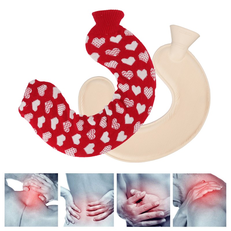 U Shaped Hot Water Bag Soft 1L Water Injection Neck