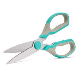 Kitchen Scissors, Stainless Steel Multi-Purpose Cooking Shears Heavy Duty for Meat Chicken Poultry Fish Vegetable Cutting, Dishwasher Safe