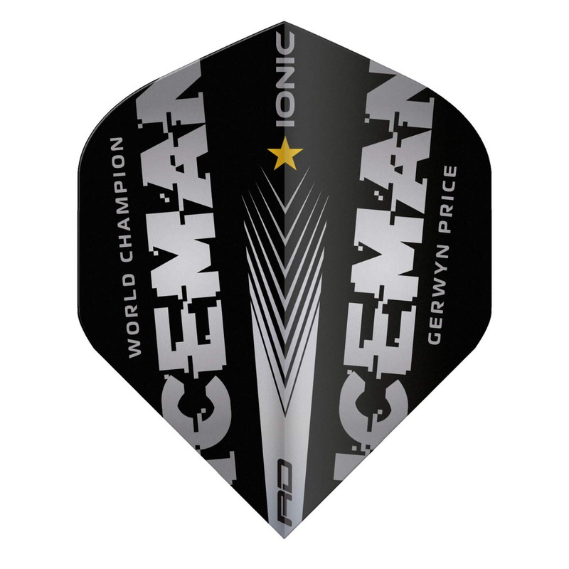 Gerwyn Price Iceman World Champion Silver Edition Dart Flights -