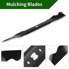 DOCAS 21 inch Mower Mulching Blades for Troy Bilt TB280ES TB240 TB130 TB230 TB210 TB110 TB220 TB320 Cub Cadet MTD 21" Deck Replace for 942-0741A 742-0741 742-0741A 942-0741 (2 Pack)