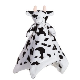 Apricot Lamb - Schlaf-gut Cows Cuddly Blanket Plush Comfort Cuddly Toy for Babies - Soft & Washable - 32 cm