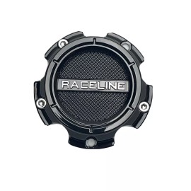 Raceline Gloss Black 5 Lug Wheel Center Cap C318L136S 6HX135