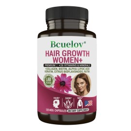 Suplemento Para El Crecimiento Del Cabello Femenino Sin Sabor