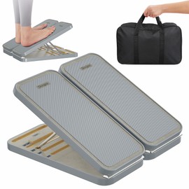 Portable Slant Board is Used for Calf Stretcher, Squat Wedge and Physical Therapy Equipment. 6-Level Adjustable Slant Board Suitable for Knee Ankles and Legs,Can be Separated and Combined Easy