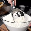 AIMALL Cast Aluminum Utility Scoop for Ice, Flour, and Rice