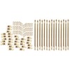 Dollhouse Miniature 1:12 Scale Stair Rod Set
