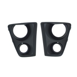 Bundle FOR 2012-2015 CAMARO ZL1 FRONT BUMPER FOG LIGHT BEZEL TRIM WITH FOG HOLE LH & RH GM1038143 GM1039143