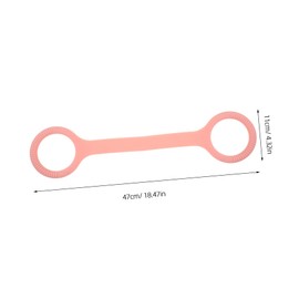 Outanaya Figure Resistance Band for Women Ergonomic Elastic Bands for Shoulder and Back Training Portable Exercise Equipment for Yoga and Stretching Pink