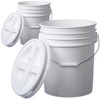 Hudson Exchange 5 Gallon (2 Pack) Bucket Pail Container with