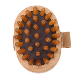 OHPHCALL Handheld Wooden Massager for Home Use Ergonomic Beech Design Durable and Comfortable Massage Tool for Relaxation and