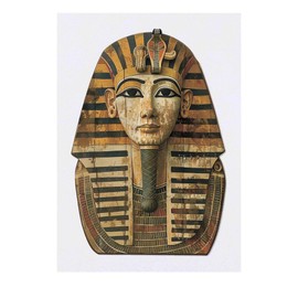 'Egyptian Pharaoh Front View' Temporary Tattoo - Water Resistant, Skin-Safe, Non-Toxic Transfer (TO00080559)