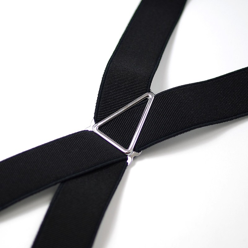 Peace Kobo Suspenders, 1.2 inches (30 mm) X Shape, Mambo