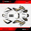 Factory EFX White & Gold Shift Racing Graphics kit Fits