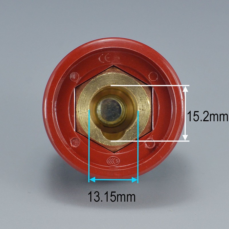 RIVERWELD TIG Welding Cable Panel Connector Plug & Socket Set