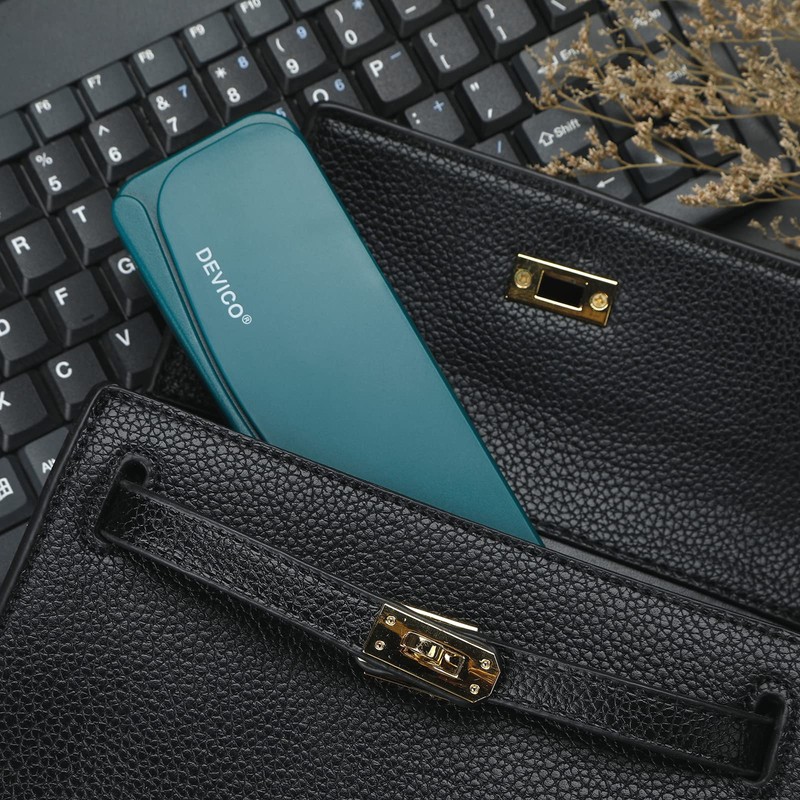 DEVICO Travel Utensils, 18/8 Stainless Steel Portable Reusable Camping Silverware