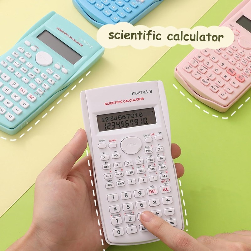 KK-82MS-D Portable Scientific Calculator with 240 Engineering Functions, Double Line