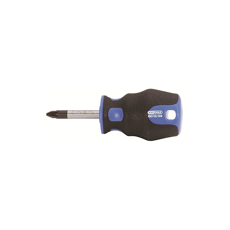 KS Tools 159.1026-E – Ergo + Screwdriver, Phillips®, PH2, rechoncho