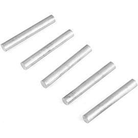 F-ber 5pcs Magnesium Mg Metal Rod Turned Finish High Purity Quality 99.99% 10mmx60mm/0.4"x 2.36" Fire Starter Survival Emergency Rod Well Sparks for Camping Hiking