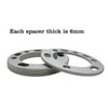 1/4 inch 5x5.5 and 6x5.5 Wheel Spacers Compatible with Chevy