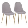 LumiSource Pebble Chair, Upholstered Dining Chairs, Contemporary Dining Chair, Kitchen