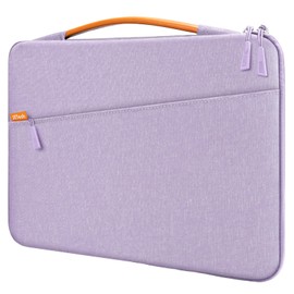 JETech Laptop Hülle für 14 Zoll MacBook Pro M3 / M2 / M1 A2779 A2442, wasserdichte Laptoptasche mit Tragbarem Griff und Tasche, Kompatibel mit 14 Zoll Notebook (Helles Lila)