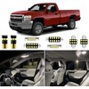 HUOKEDS 12pcs Silverado Interior LED Lights Replacement for 2007 2008