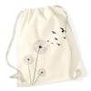 Dandelion Gymsac Gym Bag Dandelion Birds Birds Hipster Pouch Tote
