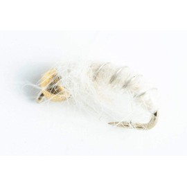 Blue Wing Olive BH Czech Mate Nymph Fly, 6-Pack (Cream, #12)