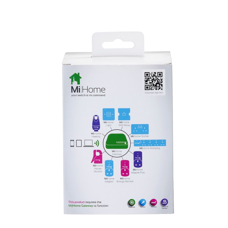 Energenie MIHO006 Whole House Energy Monitor, White (Requires MiHome Gateway)