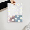 Siawadeky Handbag Daisy Pattern Transparent 50-Piece Set A4 Size Oblong