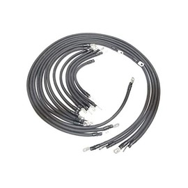 AC/DC WIRE AND SUPPLY 2 Awg HD Golf Cart Battery Cable 13 pc Black 1998 48V Club CAR DS Set U.S.A