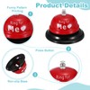 PATIKIL 2Pcs Desk Bell, 3.3" Front Desk Service Call Bell