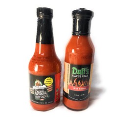 Anchor Bar Hot Sauce and Duff's Famous Wings Hot Sauce Combo - Buffalo's Best Chicken Wing Sauces