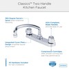 Gerber Classics Two Handle Kitchen Faucet 3-Hole Deck Plate Mounted
