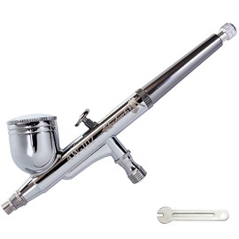 【Airbrush Works】Airbrush AW-102 Handpiece Diameter 0.2mm Double Action Precision Airbrush Art Creation Possible Airbrush (AW-102 Diameter 0.2mm)
