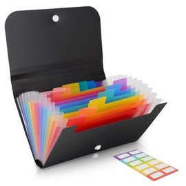 Accordion File Organizer, Accordion File Folder, Expanding File Folder Organizer, File Folders, Paper Organizer Folder, Professional Receipt Organizer, File Organizer for Home Office